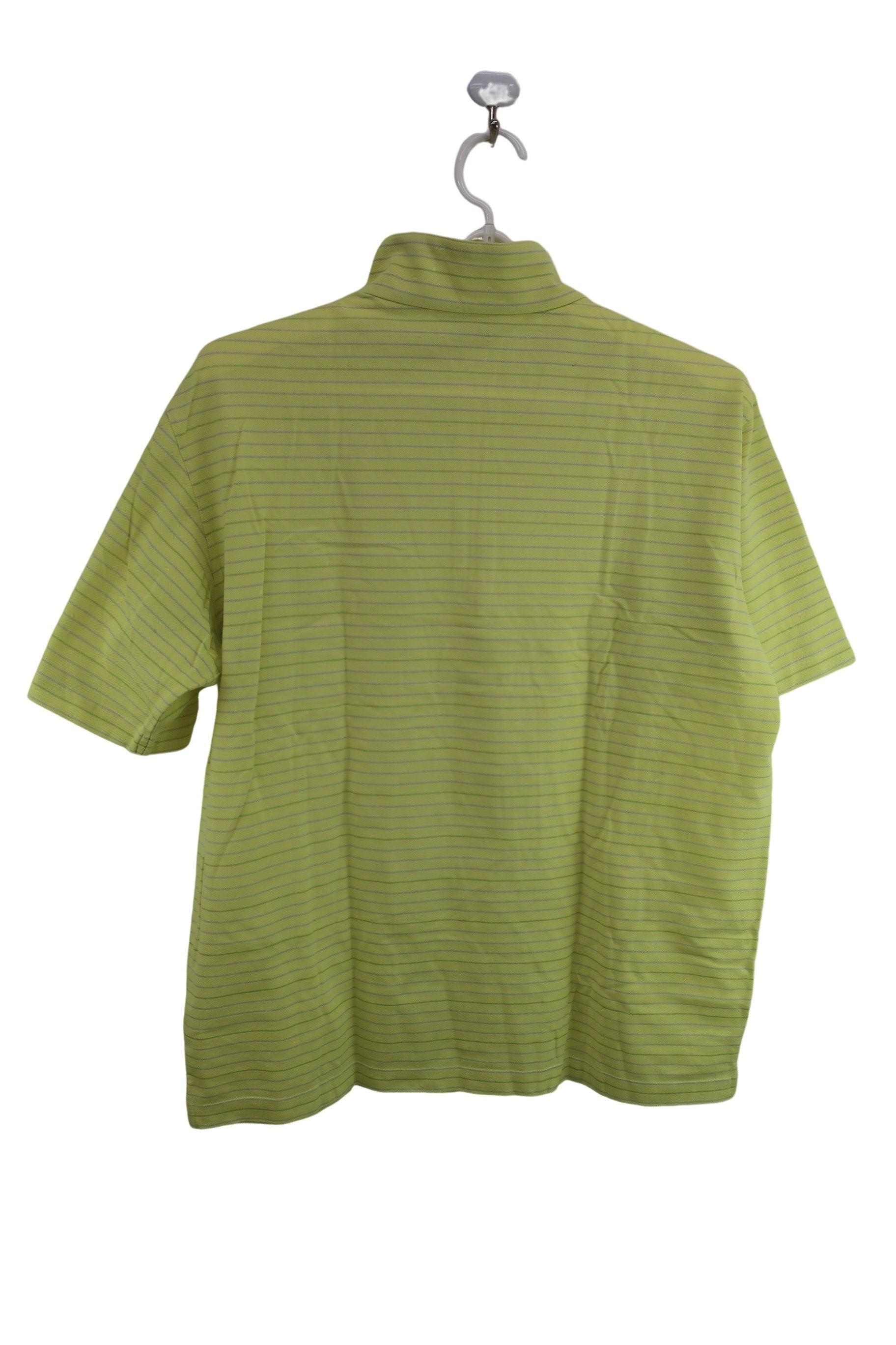 adabat(アダバット) ハーフジップシャツ 黄色ボーダー メンズ 48 B-5