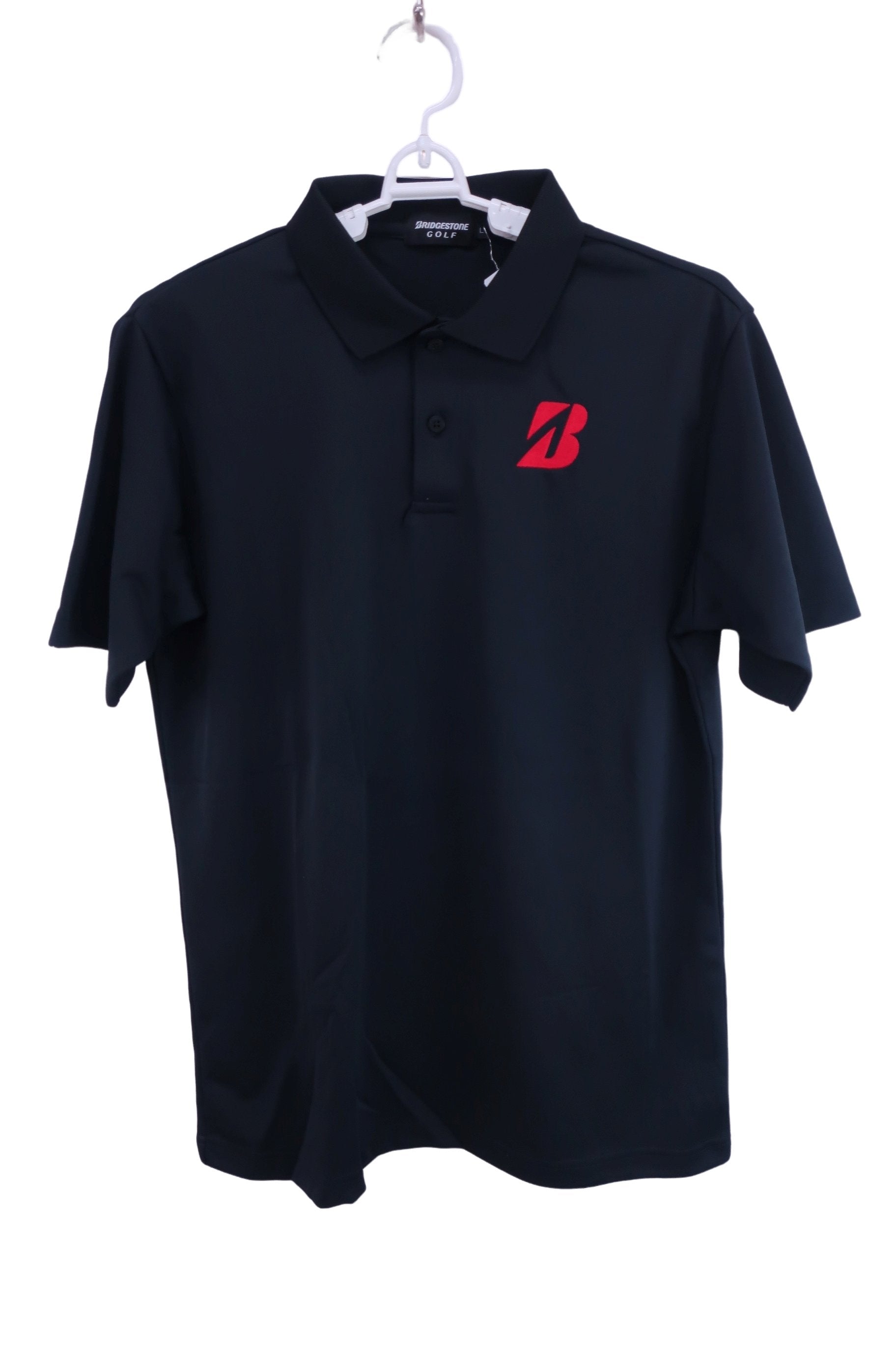 BRIDGESTONE GOLF(ブリヂストンゴルフ) ポロシャツ 黒 メンズ L A-1