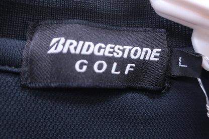 BRIDGESTONE GOLF(ブリヂストンゴルフ) ポロシャツ 黒 メンズ L A-3