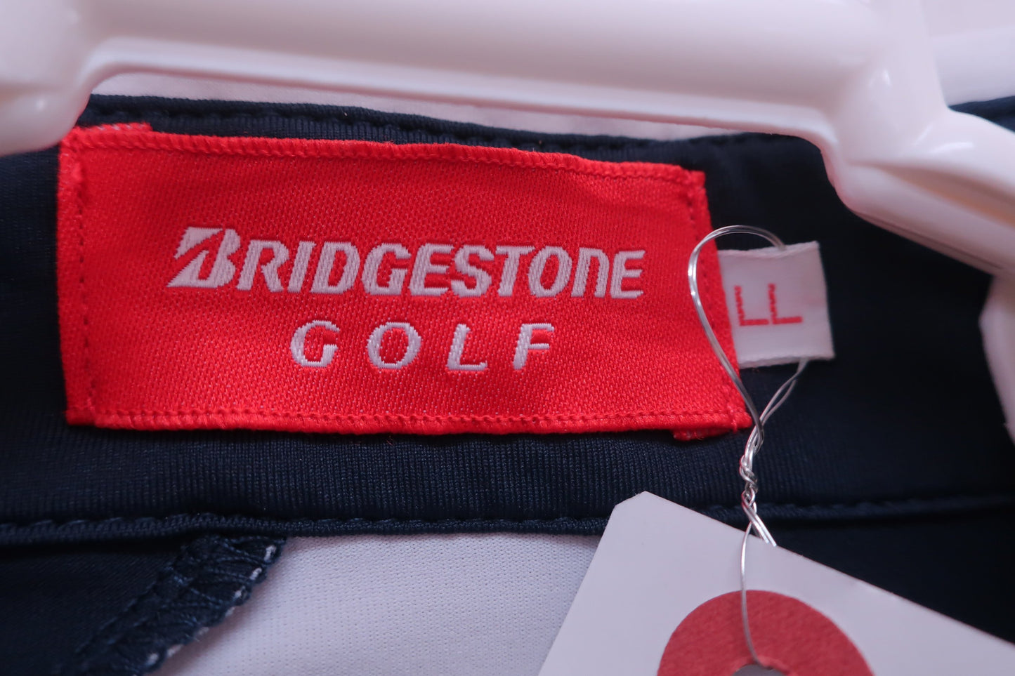 BRIDGESTONE GOLF(ブリヂストンゴルフ) ポロシャツ 白 メンズ LL B-5