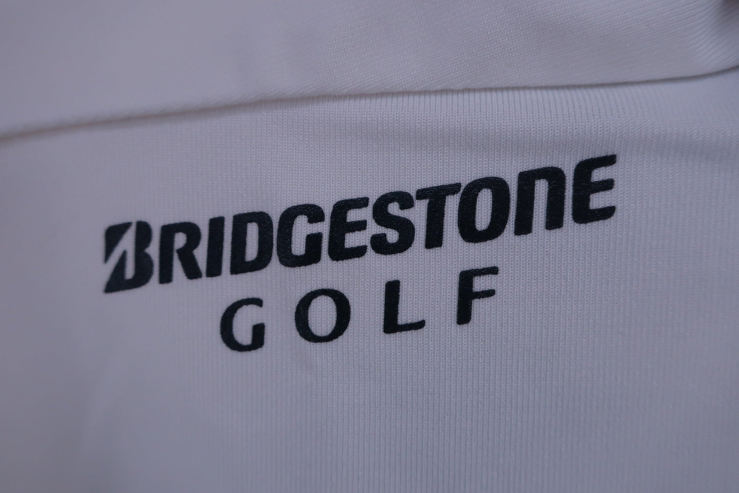 BRIDGESTONE GOLF(ブリヂストンゴルフ) ポロシャツ 白青ボーダー メンズ L A-3
