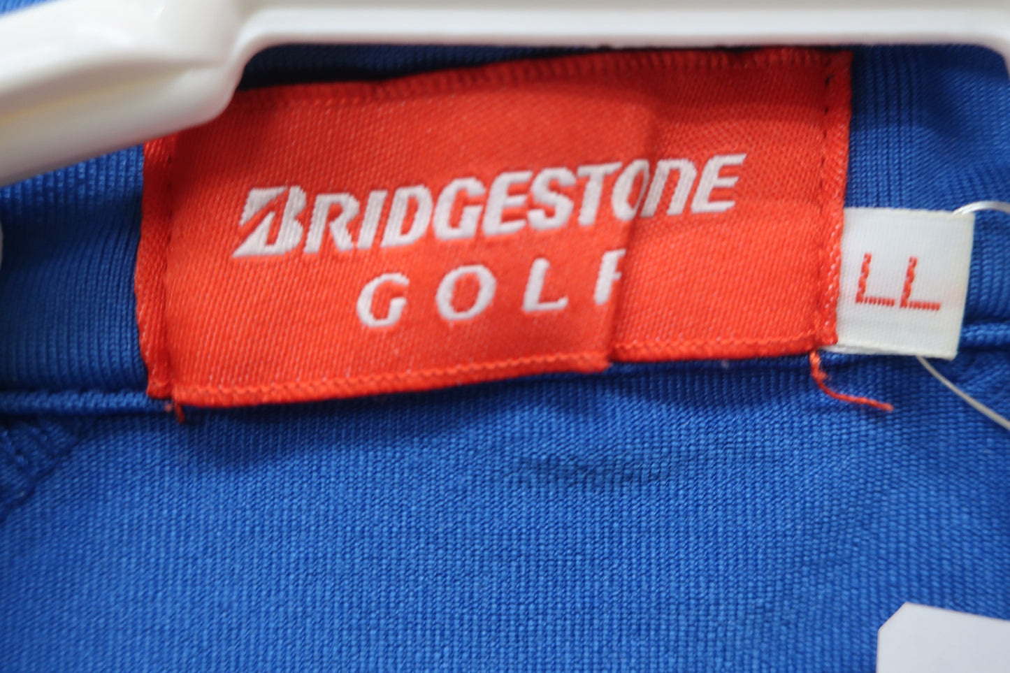 BRIDGESTONE GOLF(ブリヂストンゴルフ) ポロシャツ 青ボーダー メンズ LL A-4