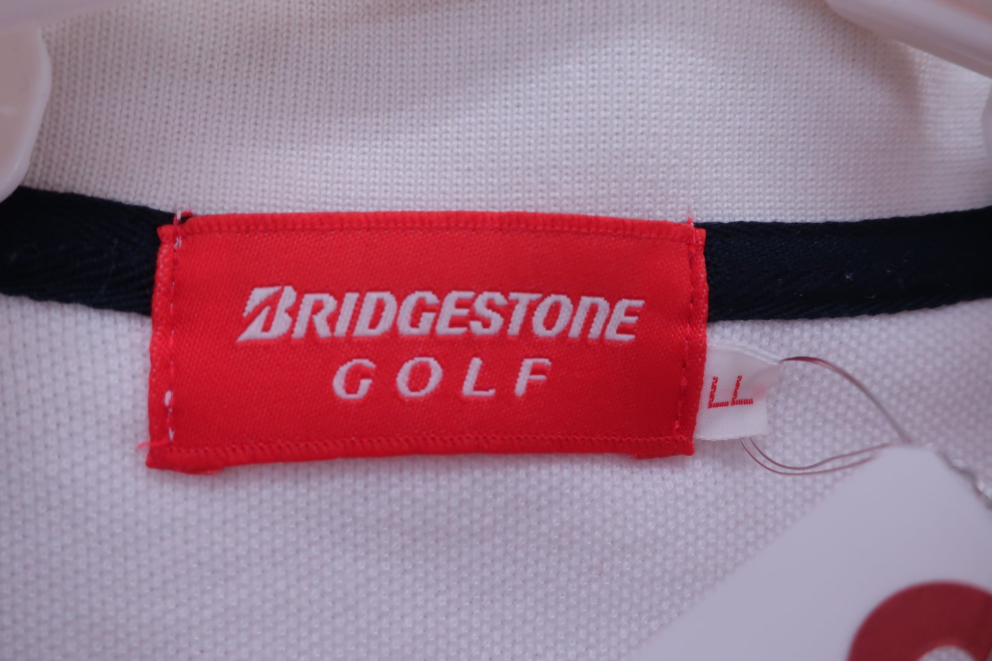 BRIDGESTONE GOLF(ブリヂストンゴルフ) ポロシャツ 白 メンズ LL A-2