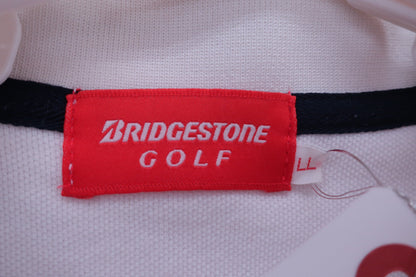 BRIDGESTONE GOLF(ブリヂストンゴルフ) ポロシャツ 白 メンズ LL A-2