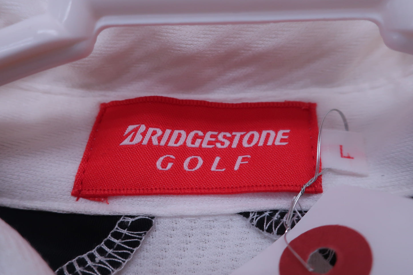 BRIDGESTONE GOLF(ブリヂストンゴルフ) ポロシャツ 白 メンズ L B-4