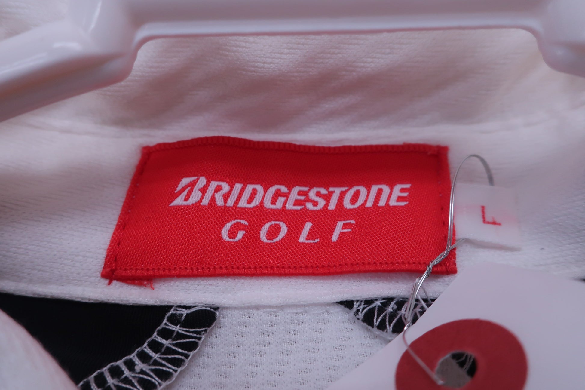 BRIDGESTONE GOLF(ブリヂストンゴルフ) ポロシャツ 白 メンズ L B-4