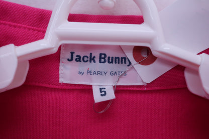 Jack Bunny(ジャックバニー) ポロシャツ ピンク メンズ 5 262-8160417 A-2