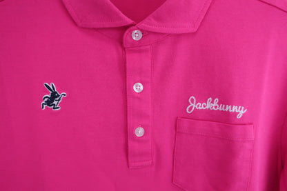 Jack Bunny(ジャックバニー) ポロシャツ ピンク メンズ 5 262-8160417 A-3