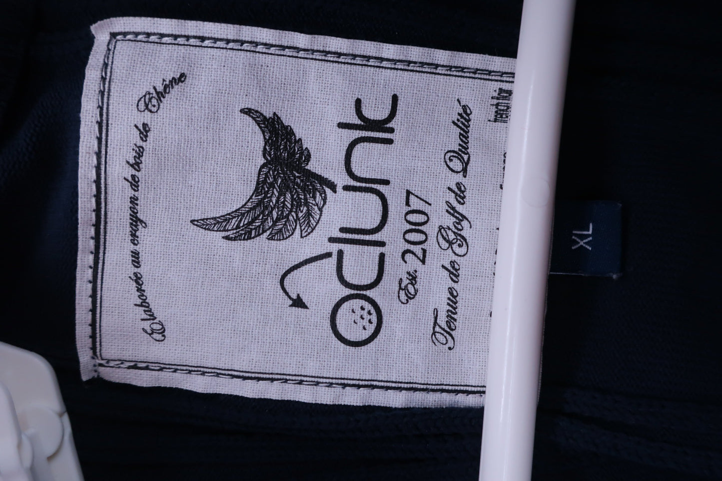 OCLUNK(クランク) ニットブルゾン ネイビー メンズ XL A-2