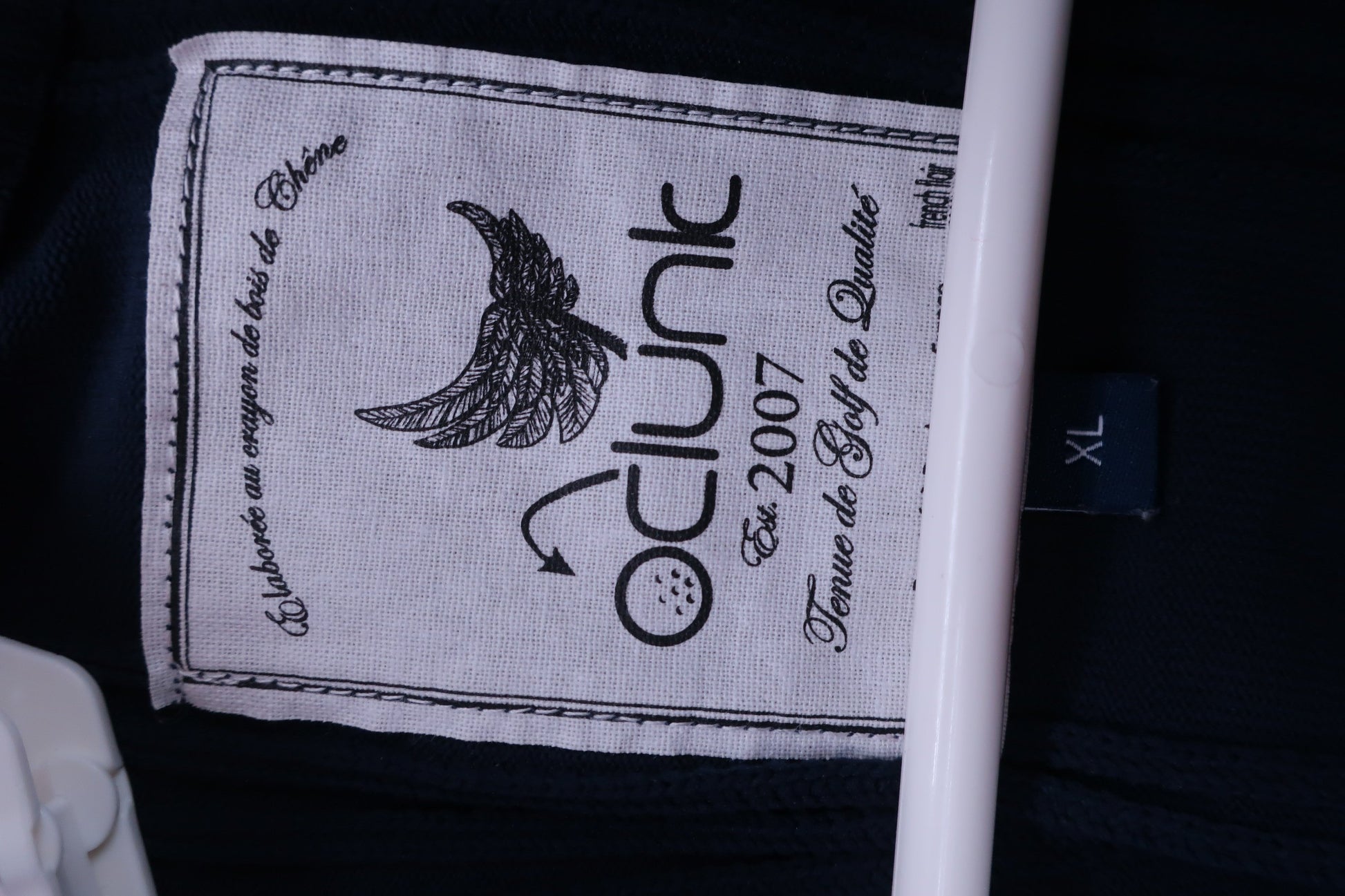 OCLUNK(クランク) ニットブルゾン ネイビー メンズ XL A-2