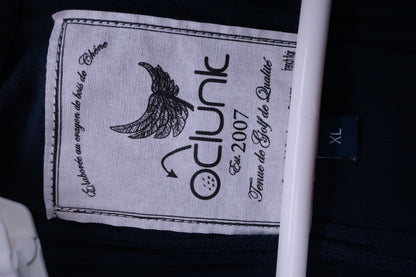 OCLUNK(クランク) ニットブルゾン ネイビー メンズ XL A-2