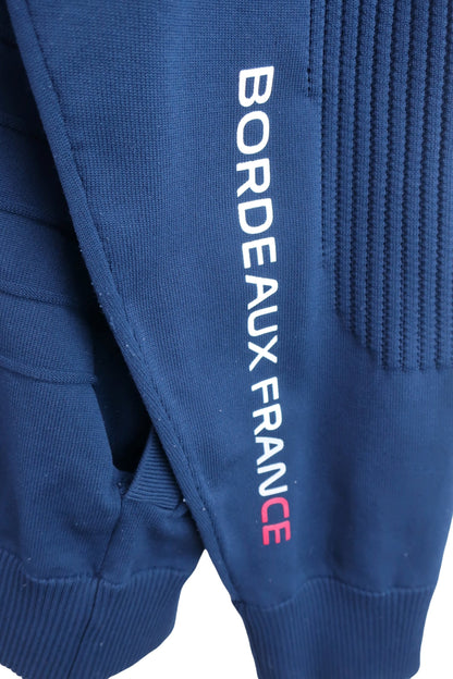 OCLUNK(クランク) ニットブルゾン ネイビー メンズ XL A-7