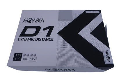 HONMA GOLF(本間ゴルフ) ゴルフボール 白 1ダース D1 2022年モデル N-1