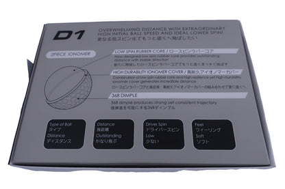HONMA GOLF(本間ゴルフ) ゴルフボール 白 1ダース D1 2022年モデル N-3