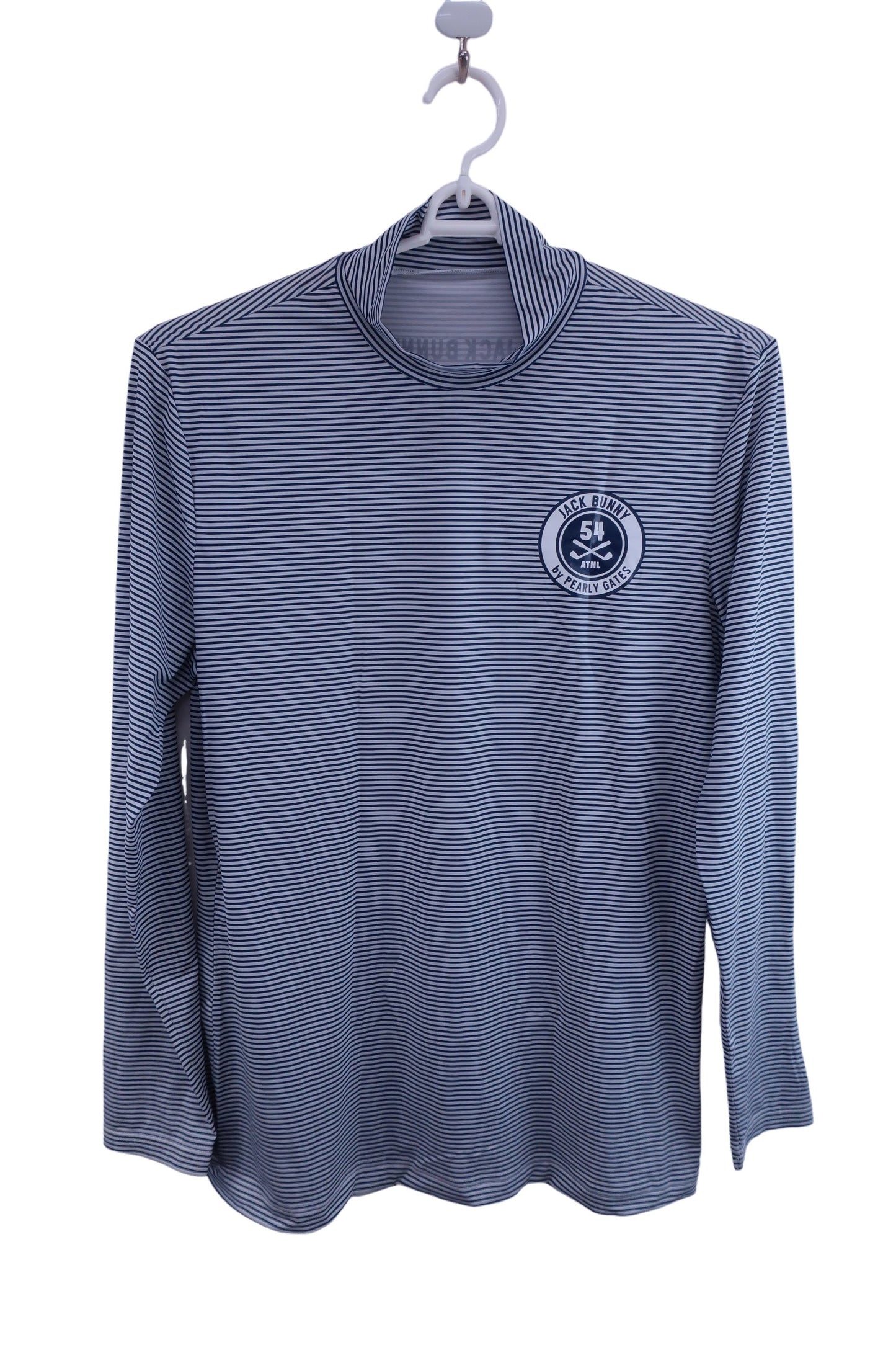 Jack Bunny(ジャックバニー) ハイネックシャツ ネイビーボーダー メンズ 6 262-0166513 A-1