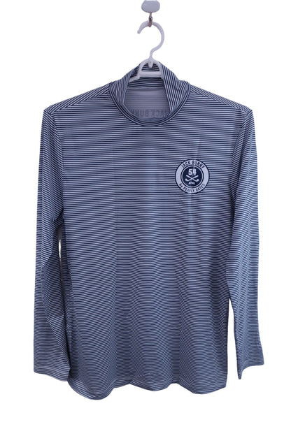 Jack Bunny(ジャックバニー) ハイネックシャツ ネイビーボーダー メンズ 6 262-0166513 A-1