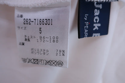 Jack Bunny(ジャックバニー) ハイネックシャツ 白 メンズ 5 262-7166301 A-6