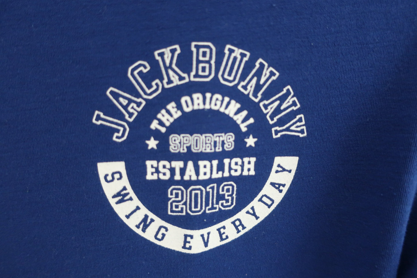 Jack Bunny(ジャックバニー) 半袖モックネックシャツ 青 レディース 1 263-1167544 B-2