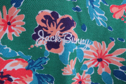 Jack Bunny(ジャックバニー) ポロシャツ 緑花柄 メンズ 6 262-6160435 B-3