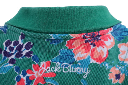 Jack Bunny(ジャックバニー) ポロシャツ 緑花柄 メンズ 6 262-6160435 B-7