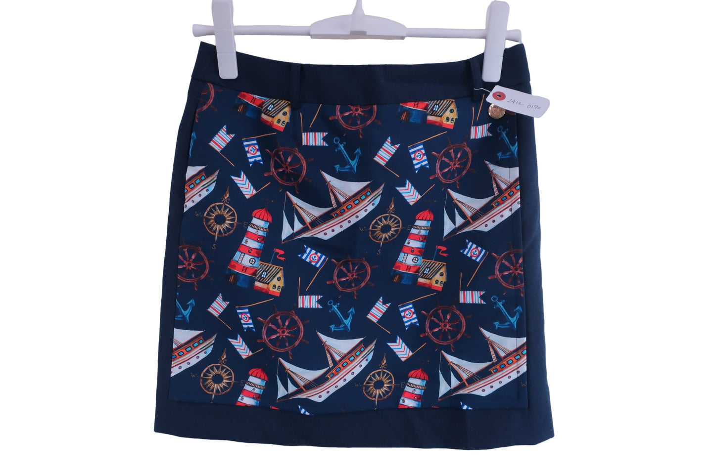 Foglia Brillante(フォーリア ブリランテ) スカート ネイビー総柄 レディース 0 B-1