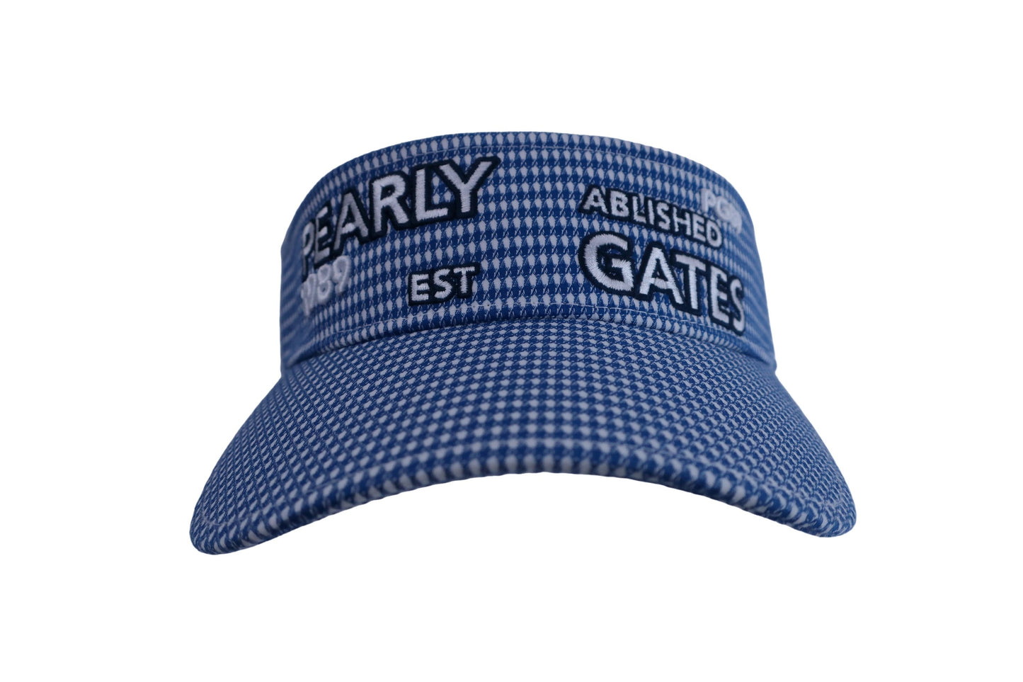 PEARLY GATES(パーリーゲイツ) サンバイザー 青白総柄 メンズ フリーサイズ 053-2287707 A-1