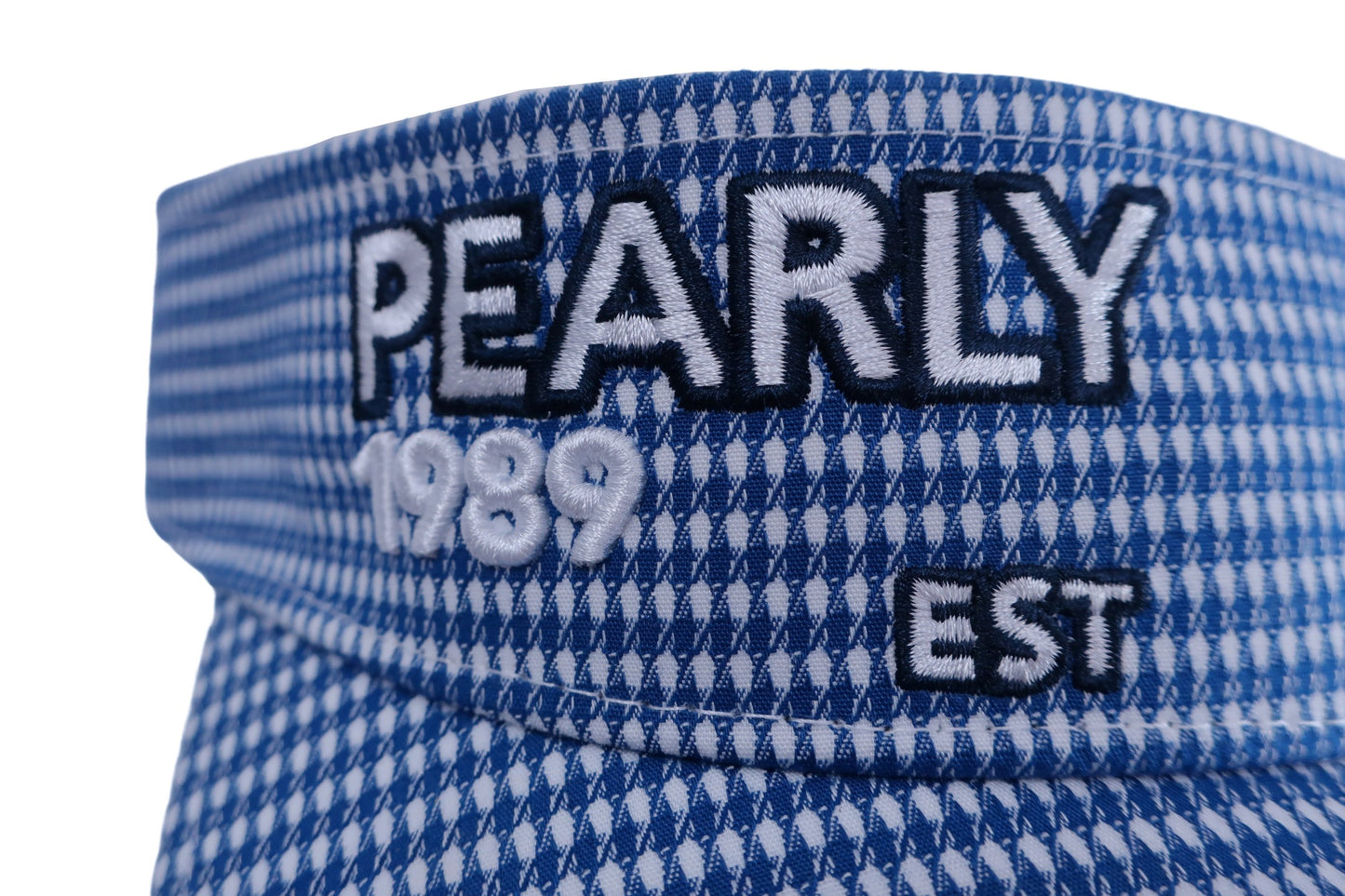 PEARLY GATES(パーリーゲイツ) サンバイザー 青白総柄 メンズ フリーサイズ 053-2287707 A-2