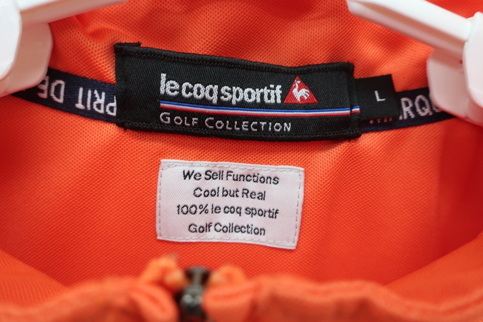 le coq sportif(ルコックスポルティフ) ハーフジップシャツ オレンジ メンズ L A-2