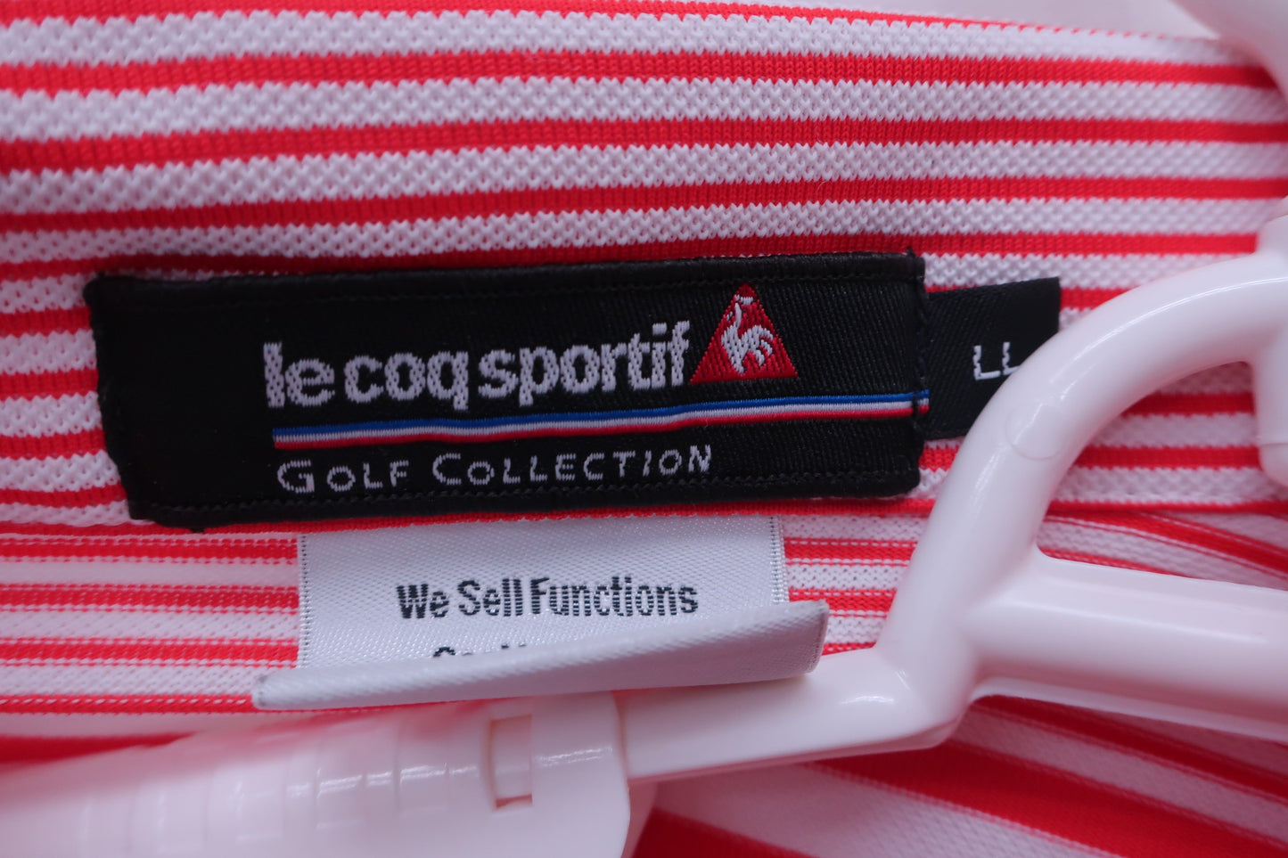 le coq sportif(ルコックスポルティフ) ポロシャツ 赤系ボーダー メンズ LL A-2