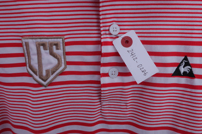 le coq sportif(ルコックスポルティフ) ポロシャツ 赤系ボーダー メンズ LL A-3