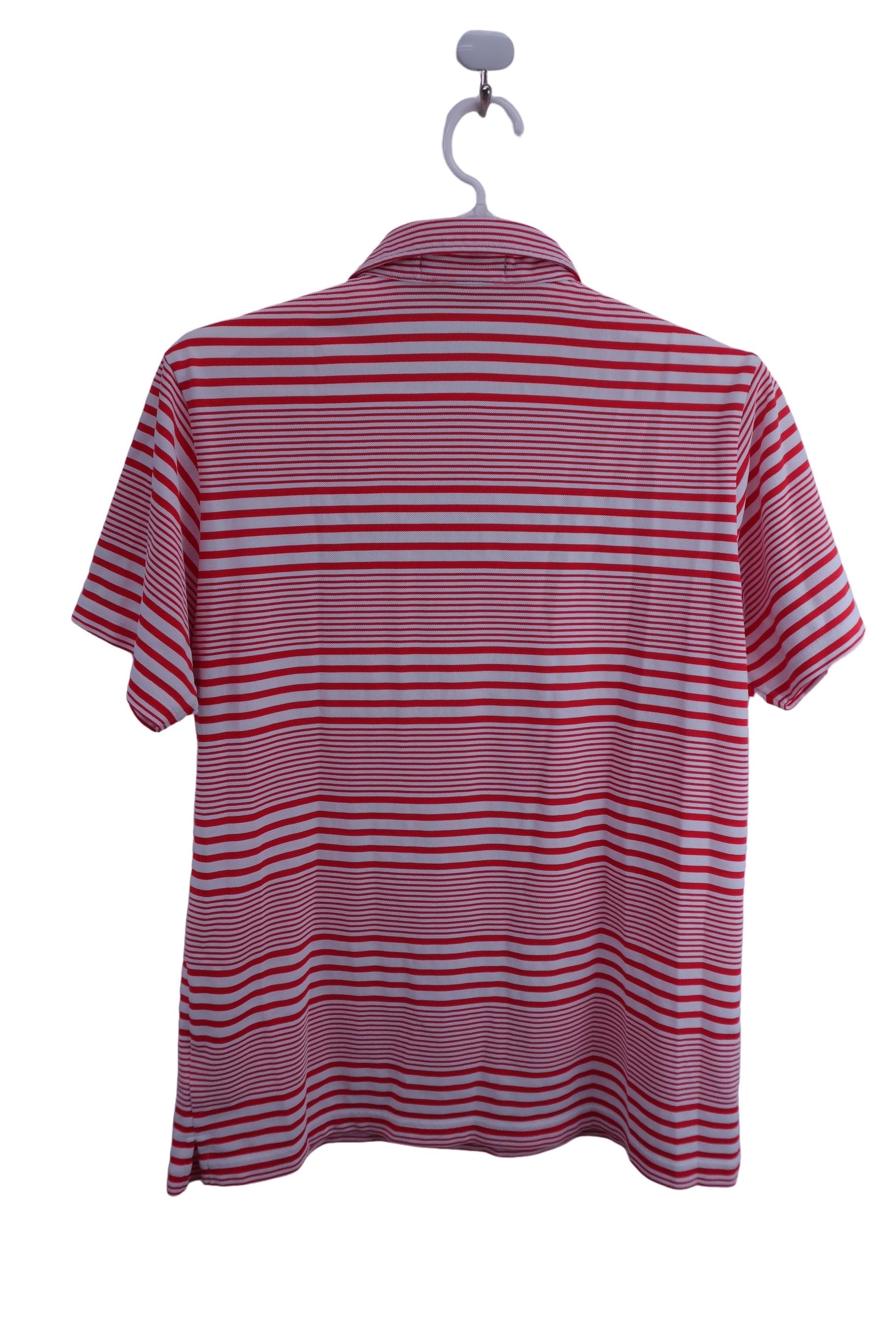 le coq sportif(ルコックスポルティフ) ポロシャツ 赤系ボーダー メンズ LL A-4