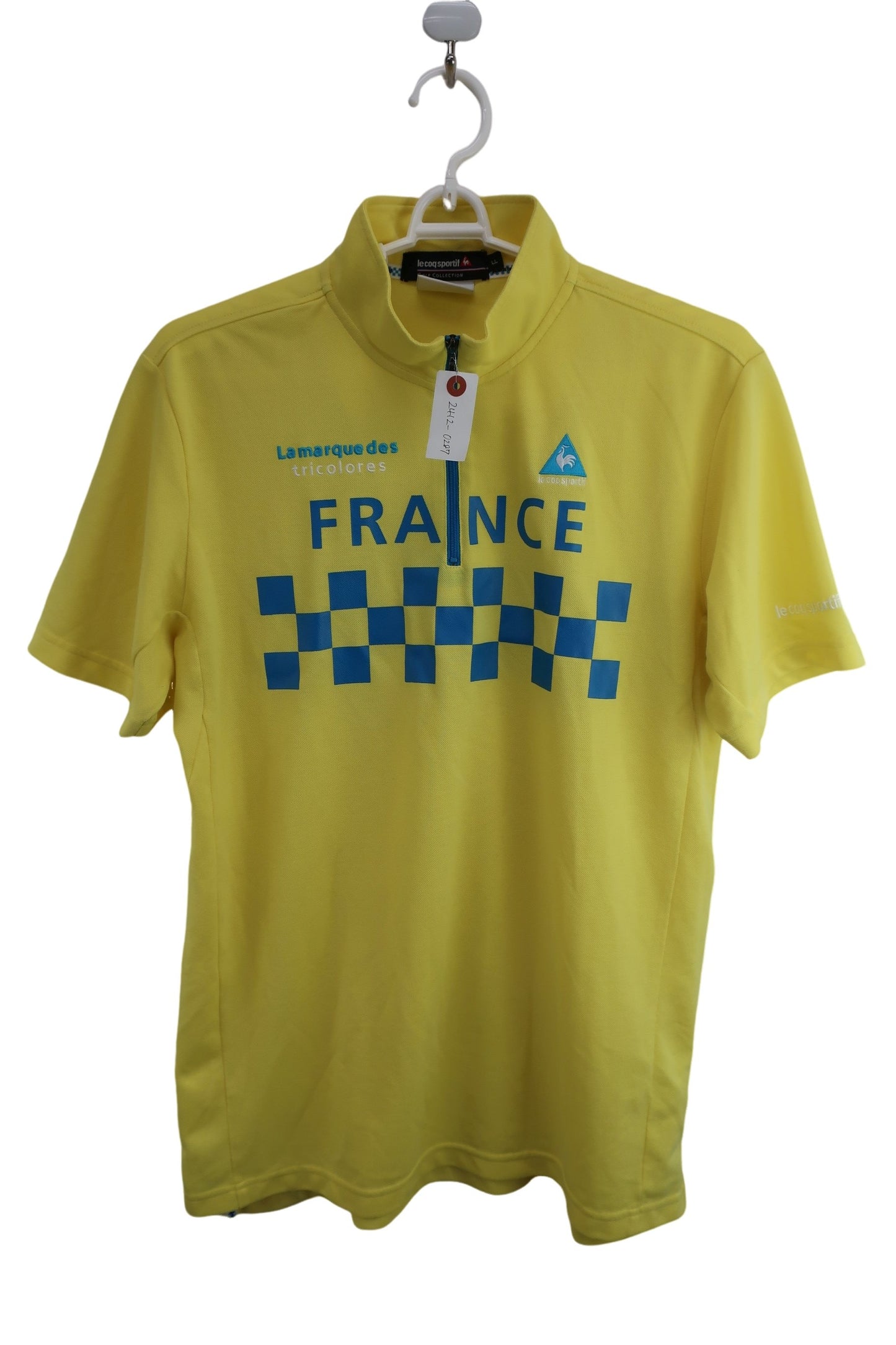 le coq sportif(ルコックスポルティフ) ハーフジップシャツ 黄色 メンズ LL A-1