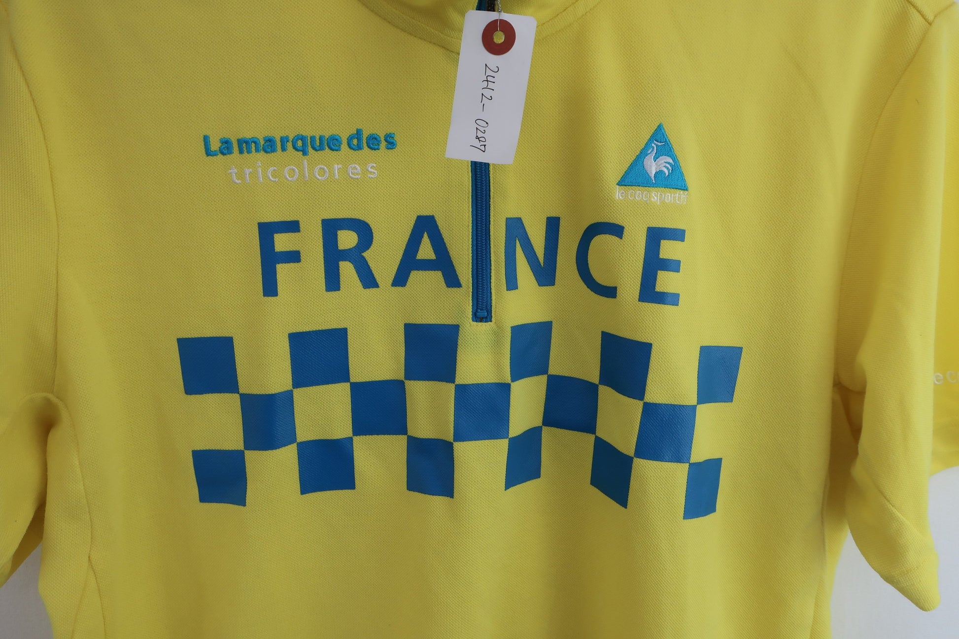 le coq sportif(ルコックスポルティフ) ハーフジップシャツ 黄色 メンズ LL A-3