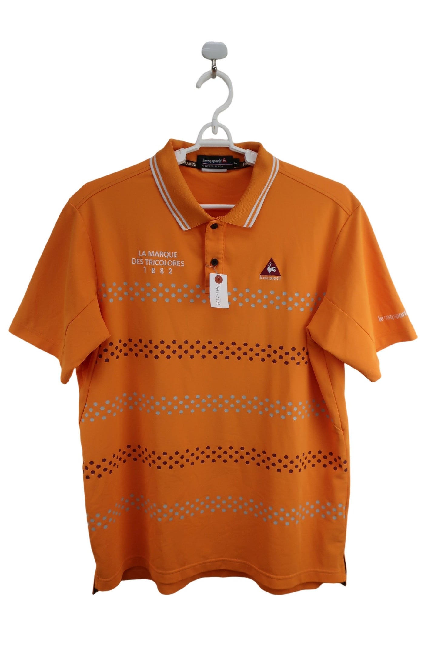 le coq sportif(ルコックスポルティフ) ポロシャツ オレンジ メンズ LL A-1