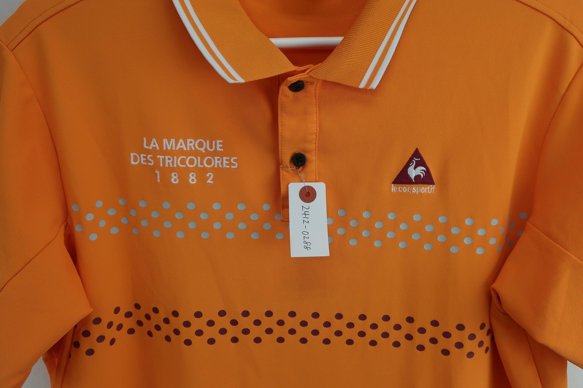 le coq sportif(ルコックスポルティフ) ポロシャツ オレンジ メンズ LL A-3