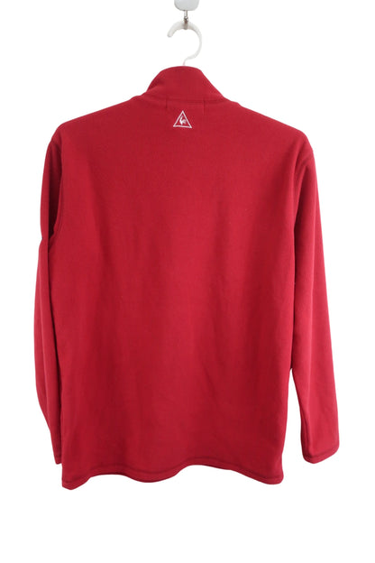 le coq sportif(ルコックスポルティフ) ハーフジップフリース 赤 メンズ L B-6