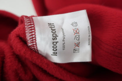 le coq sportif(ルコックスポルティフ) ハーフジップフリース 赤 メンズ L B-7