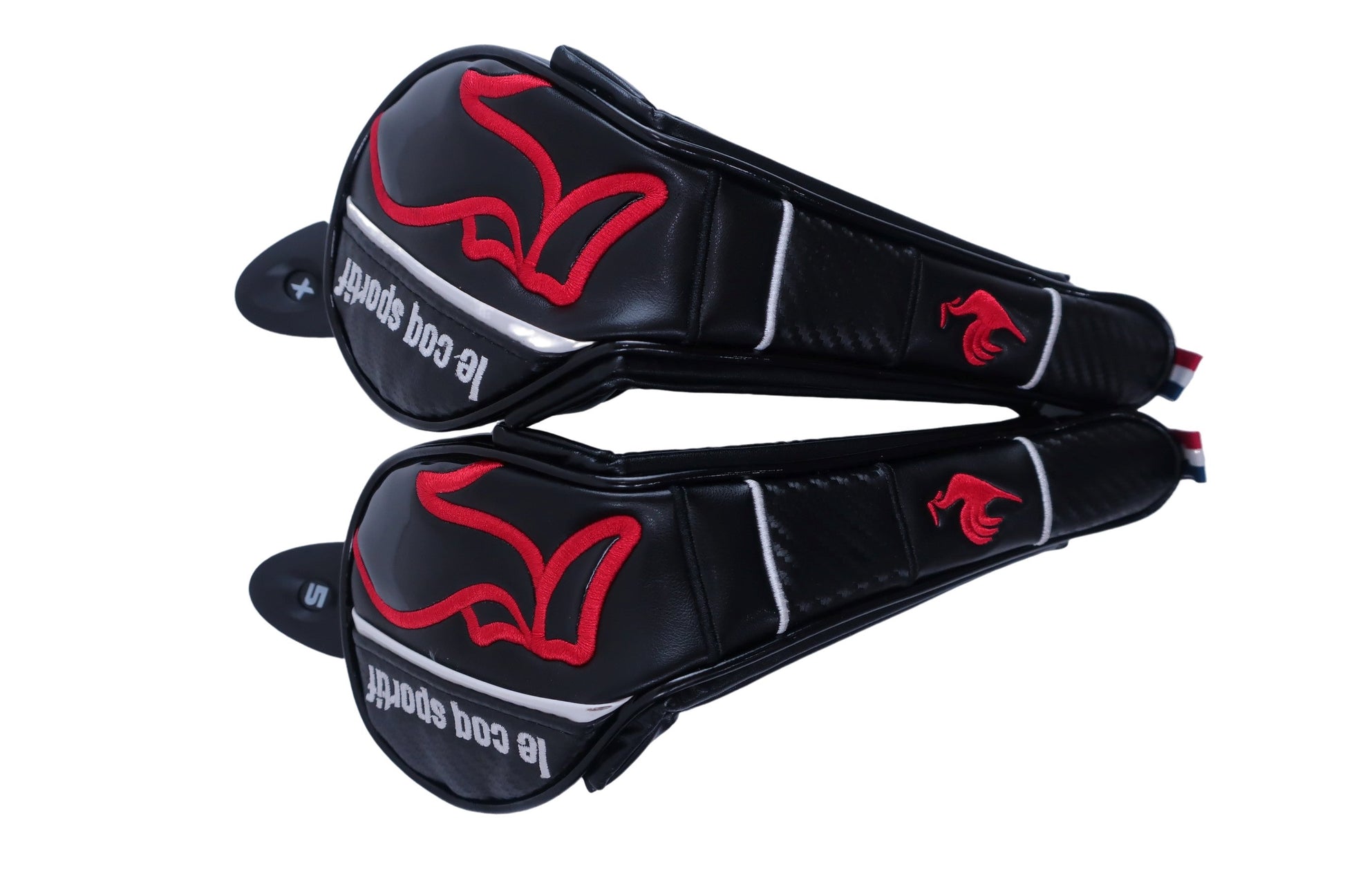 le coq sportif(ルコックスポルティフ) ヘッドカバー2点セット 黒 UT用 A-1