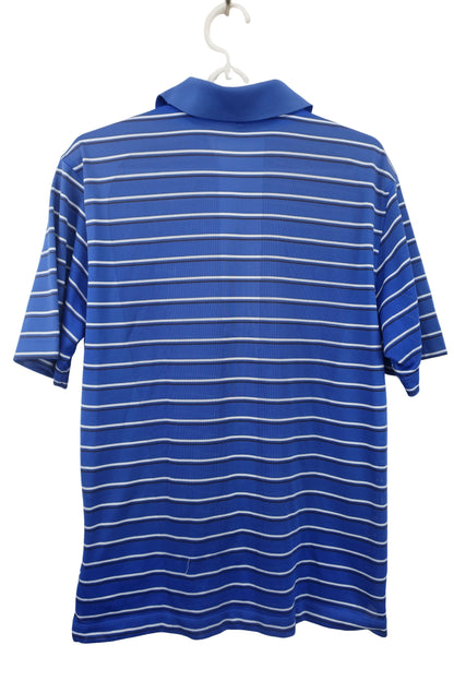 NIKE GOLF(ナイキゴルフ) ポロシャツ 青白ボーダー メンズ M A-4