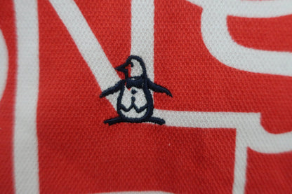 Munsingwear(マンシングウェア) ポロシャツ 赤総柄 レディース L A-3