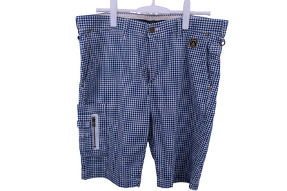 EDWIN GOLF(エドウィンゴルフ) ハーフパンツ 青チェック メンズ XL A-1