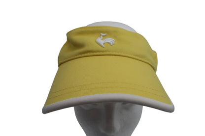 le coq sportif(ルコックスポルティフ) サンバイザー 黄色 レディース フリーサイズ B-1