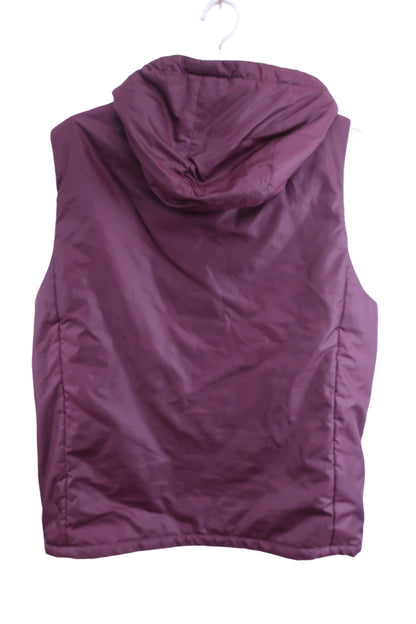 TOMMY HILFIGER GOLF(トミーヒルフィガーゴルフ) フード付きナイロンベスト ワインレッド メンズ XL B-5