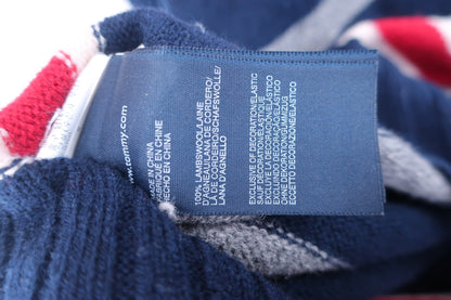 TOMMY HILFIGER GOLF(トミーヒルフィガーゴルフ) ニットブルゾン ネイビーボーダー メンズ XXL B-6