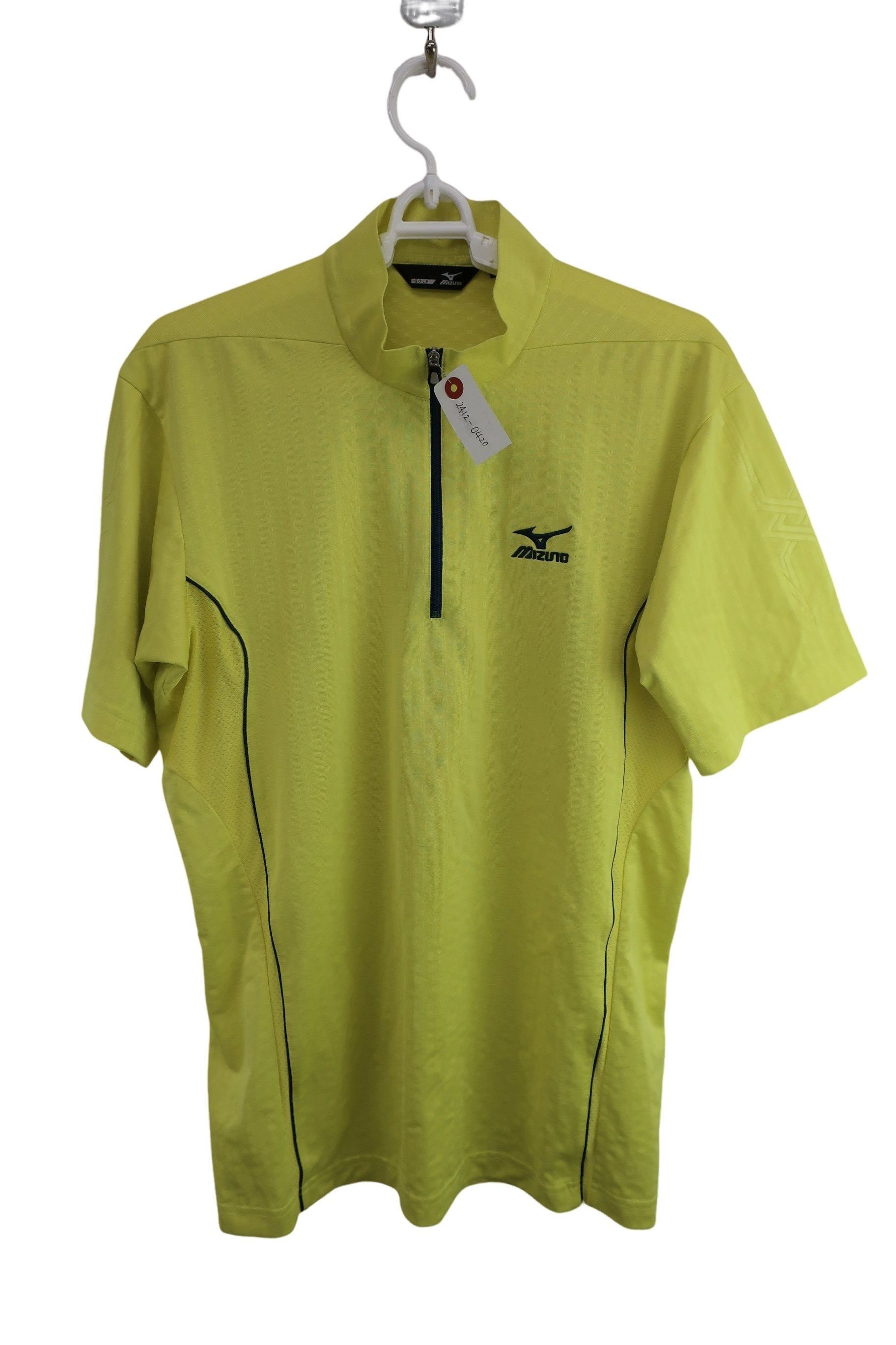 MIZUNO(ミズノ) ハーフジップシャツ 黄色 メンズ M B-1