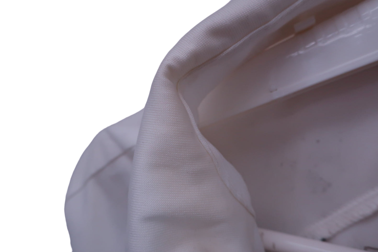 adidas(アディダス) ハーフジップシャツ 白 メンズ M B-2