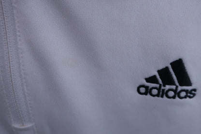 adidas(アディダス) ハーフジップシャツ 白 メンズ M B-3