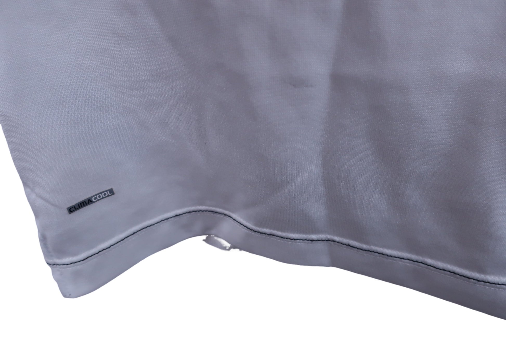 adidas(アディダス) ハーフジップシャツ 白 メンズ M B-6