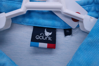 OCLUNK(クランク) ポロシャツ 水色 メンズ XL A-2