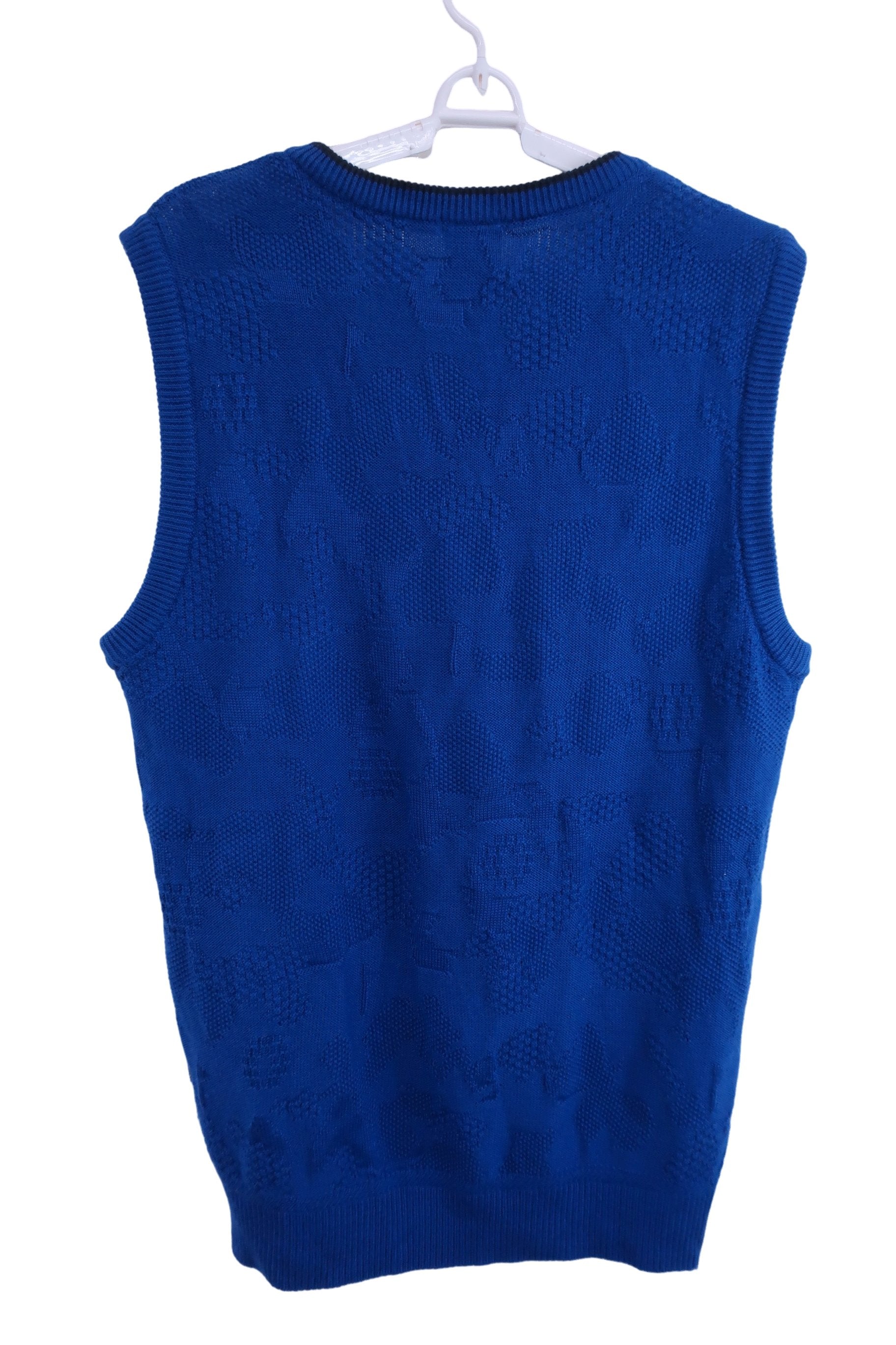 PUMA GOLF(プーマゴルフ) ニットベスト 青 メンズ XL A-5